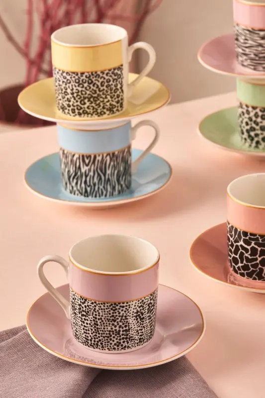 Bali 6-Piece Coffee Cup Set 80 Ml - 6
