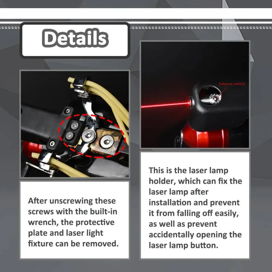 Clianle Adult Hunting Shooting Slingshot with Fishing Reel for Fish Shooting Slingshot-BRINGAFISHINGREEL - 8