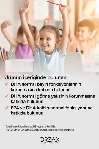 Orzax Balık Yağı Şurubu Portakal Aromalı 150ml - 4