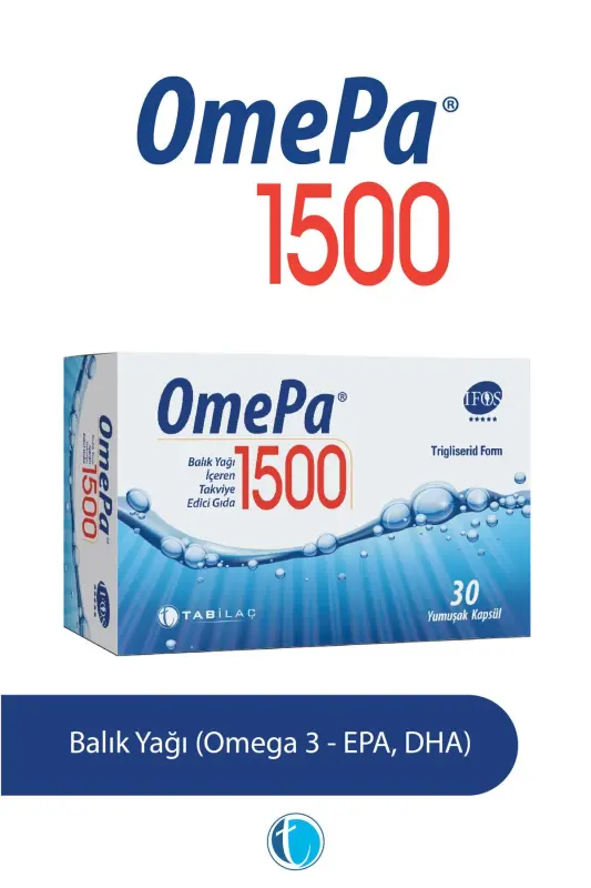 Baliq yog'i 1500 Mg 30 Kapsula - OMEPA