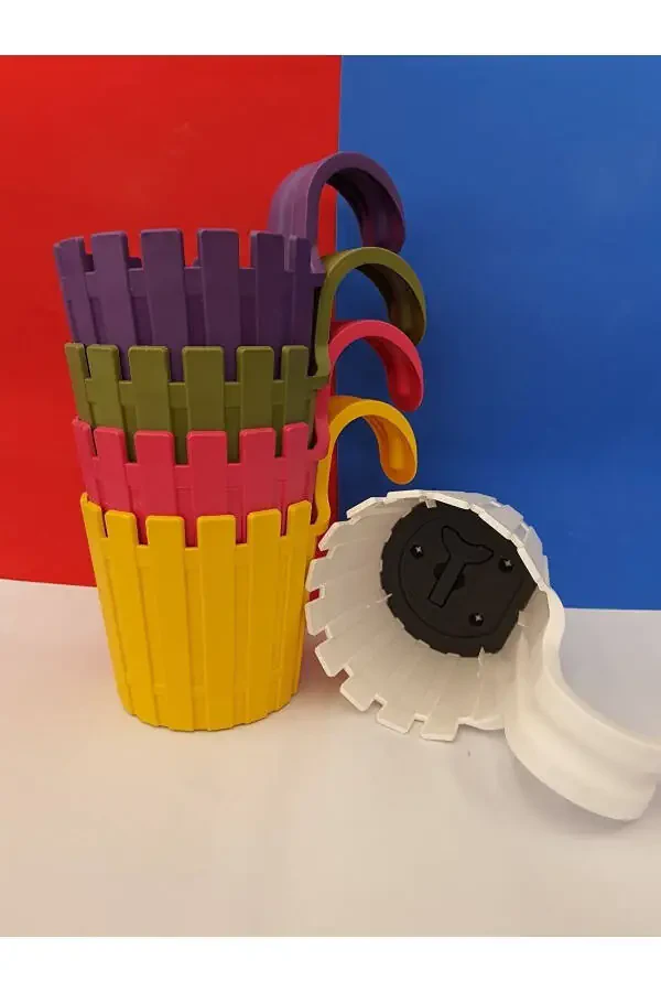 Balkon Oson Oshilgan Yolg'iz Guldon 5 dona - 6