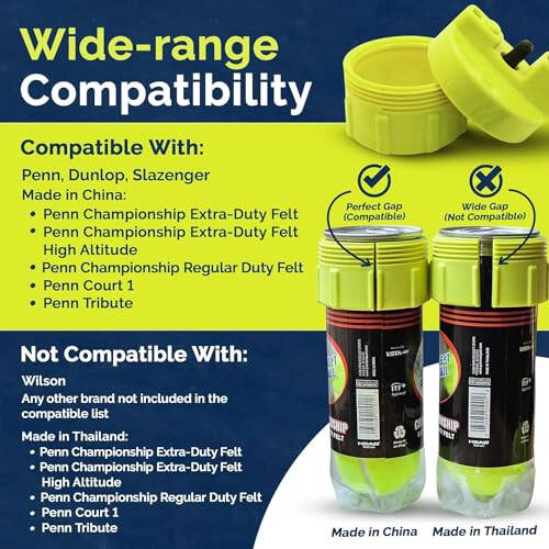 BALL RESCUER: Tennis Ball Pressurizer – Converts Compatible Tennis Ball Container into a 30 psi Ball Pressurizer & Extends Ball Life (Pump & Container not included in Standard and Standard Plus) - 2