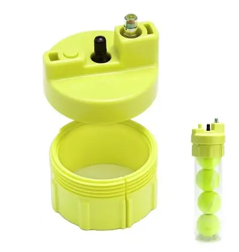 BALL RESCUER: Tennis Ball Pressurizer – Converts Compatible Tennis Ball Container into a 30 psi Ball Pressurizer & Extends Ball Life (Pump & Container not Included in Standard and Standard Plus) 