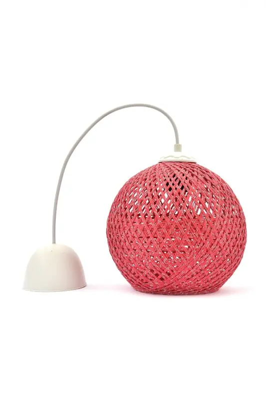 Balle Fuchsia Pendant Top Chandelier White Cable-fusya1 - GÖKDAĞ GROUP G G