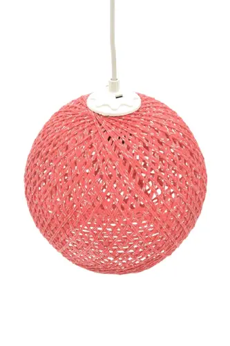 Balle Fuchsia Pendant Top Chandelier White Cable-fusya1 - 3