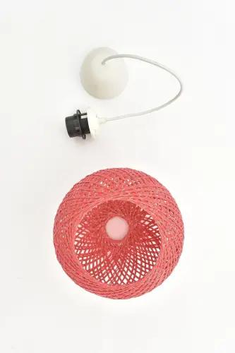 Balle Фуксия Подвесной Светильник Шар Белый Кабель-fusya1 - 4