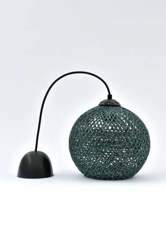Balle Green Pendant Top Chandelier Black Cable-green1 - 1
