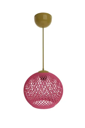 Balle Pembe Sarkıt Top Avize Gold Kablo-Pembe - GÖKDAĞ GROUP G G (1)