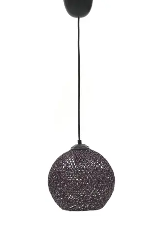Balle Plum Pendant Orb Chandelier Black Cable-Plum 1 - GÖKDAĞ GROUP G G (1)