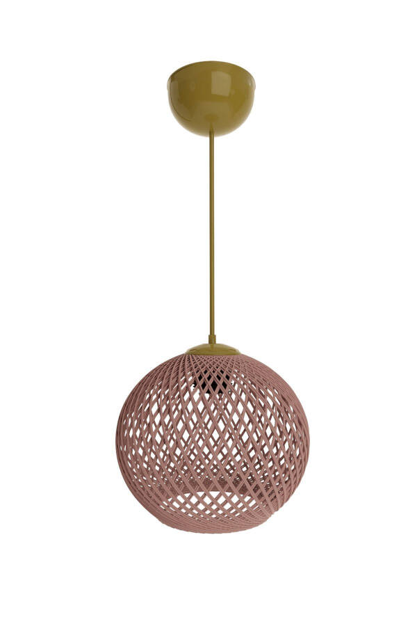 Balle Powder Hanging Ball Chandelier Gold Cable - 2