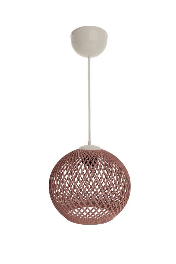 Balle Powder Pendant Ball Chandelier White Cable - 2