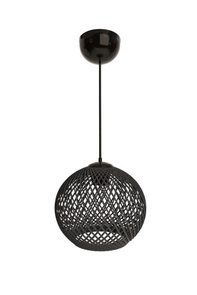 Balle Smoked Pendant Sphere Chandelier Black Cable - GÖKDAĞ GROUP G G (1)