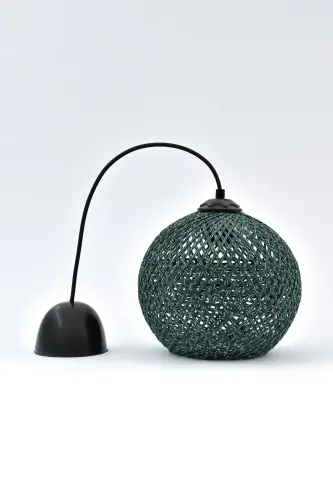 Balle Yashil Sallaq Top Chiroq Qora Kabel-yashil1 - 1