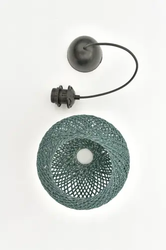 Balle Yashil Sallaq Top Chiroq Qora Kabel-yashil1 - 4