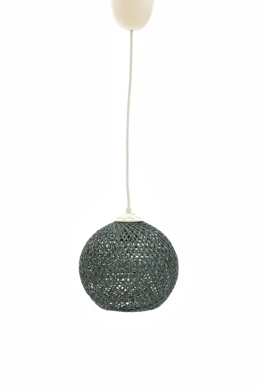 Balle Yashil Sirtiqli Top Qandil Oq Kabel-Yashil - 2