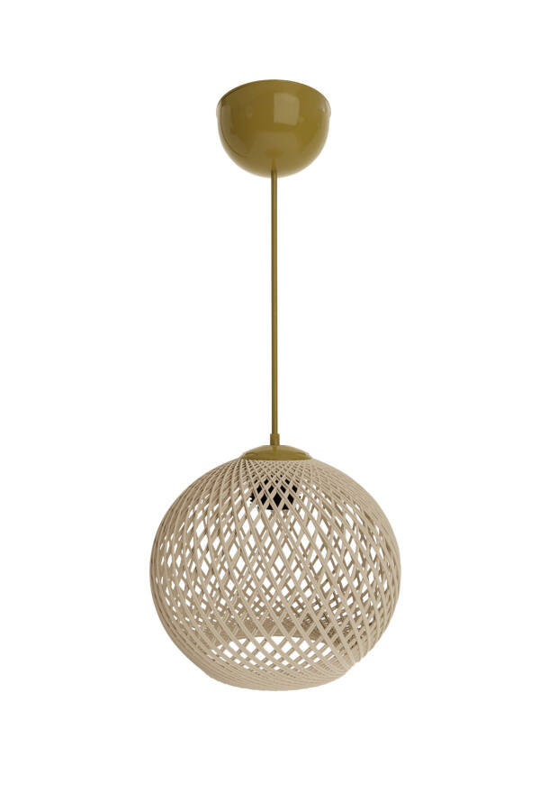 Ballet Krem Osilgan To'p Chandelier Oltin Kabel - 2