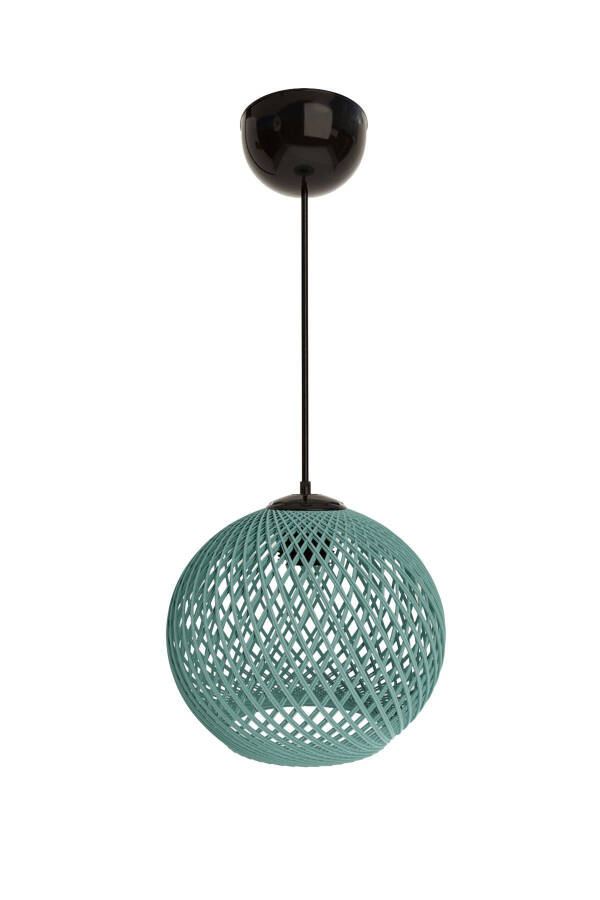 Ballet Shisha Shishasi Oshqora To'p Chandelier Qora Kabel - 2