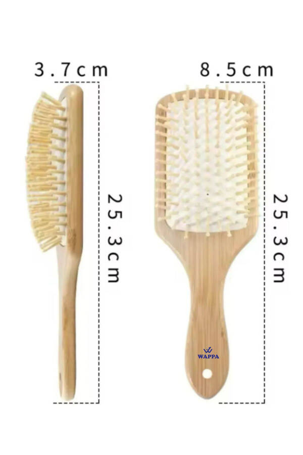 Bamboo Bristle Hair Brush - 2