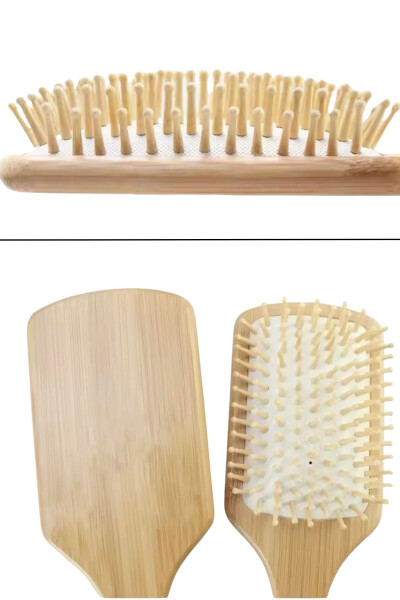 Bamboo Bristle Hair Brush - 3