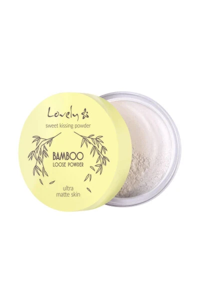 Bamboo Loose Powder Matte Finish Transparent Bamboo Powder - LOVELY