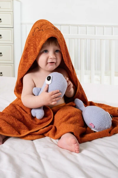 Bambuk Baliq Naqshli Chaqaloq Sochiq, Kundak Va Yuvish Choyshab To'plami - EIFIN (1)