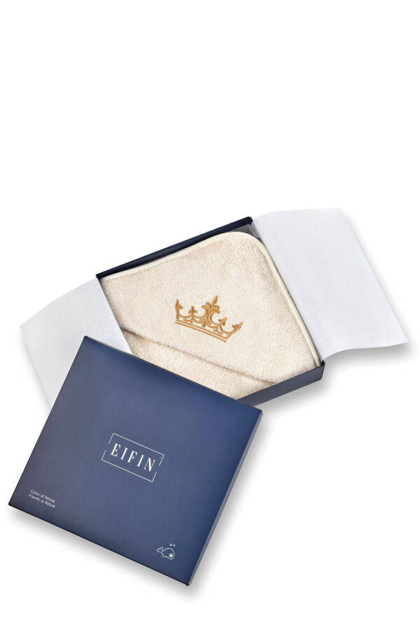 Bambuk tojli maxsus qutida chaqaloq sochiq, pechka va yuvish choyshobi to'plami - 6