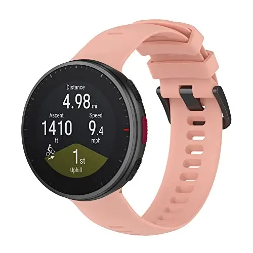 Band Compatible with Polar Vantage V2, Soft Adjustable Silicone Replacement Wrist Band for Polar Vantage V2 Smart Watch - 1