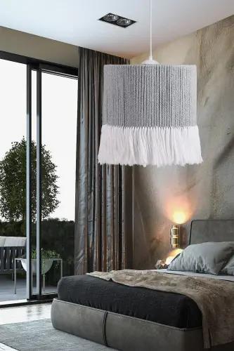 Bandit Handmade Chandelier Gray White Hnmd-42-Gray White 