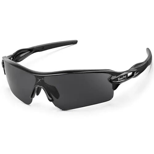 BangLong Polarized UV400 Sports Sunglasses with 5 Lenses for Men Women | TR90 Flexible Frame, 5 Interchangeable Lens with RX Insert, 0.9oz Sports Glasses for Running Cycling Baseball Hiking - BANGLONG