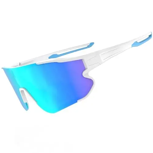 BangLong TR90 Sports Sunglasses for Men Women Baseball Running Cycling | UV400 Protection, Flexible TR90 Frame, Adjustable Non-slip Rubber Nose Pads, Lightweight Sun Glasses for Outdoor Sports 