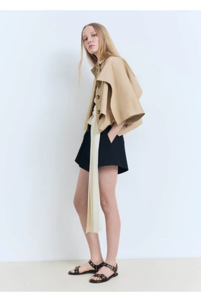 Bantlı tokalı delikli sandalet - MANGO (1)