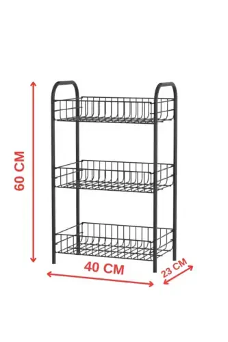 Banyo metall tokchasi, ko'p maqsadli metall tokcha. - 8