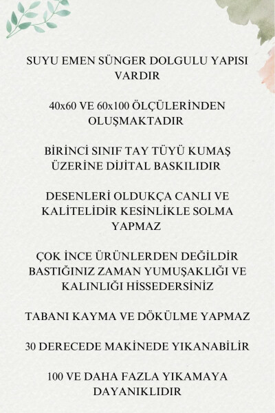 Banyo Paspası Banyo Halısı Yıkanabilir Kaymaz Taban Gri Siyah Su Emici Paspas Takımı - Gri Siyah - 14