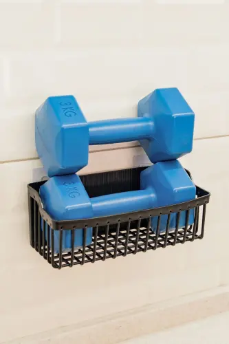 Banyor Adhesive Bathroom Shelf, 2-Piece Bathroom Organizer, Shower Shelf Organizer Shampoo Holder, Plastic - 8