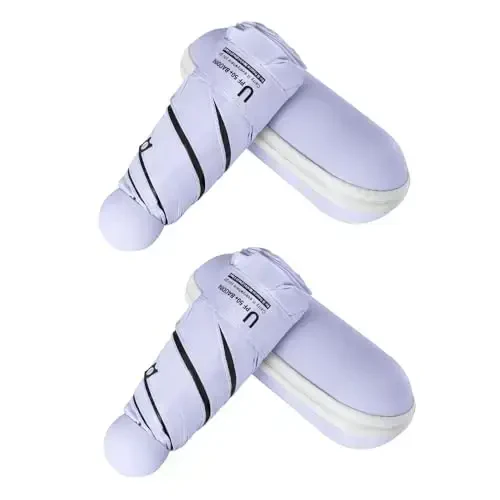 BAODINI Travel Essentials Hamyon uchun mini soyabon G'ilofli kichik ixcham UV quyoshdan himoya Yengil kichkina cho'ntak qo'lda ochiladigan yopiladigan soyabon Ayollar bolalar va erkaklar uchun hamyonga ryukzakga mos 