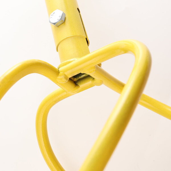 BARAYSTUS Garden hand tiller Cultivator tiller Soil Lossener Lawn，garden bed and plant box cultivator, Garden Tools.-YELLOW - 6