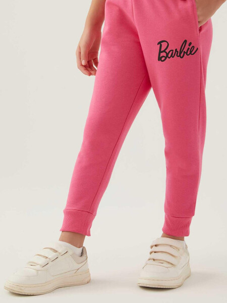 Barbie Girls' Sweatpants 3-7 Years Old Light Fuchsia - 6