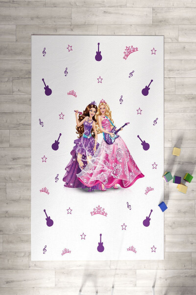 Barbie Princess Patterned Children and Baby Room Decorative Rug TLH-303 - 3