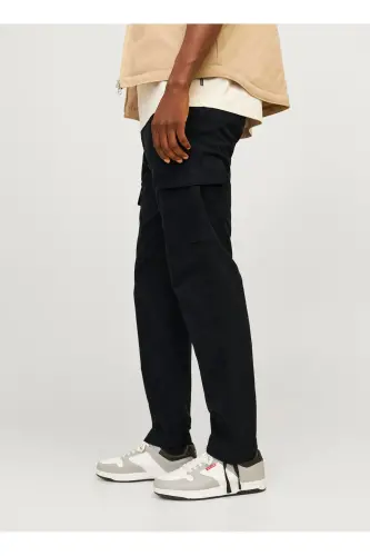 Lastikli Paça Siyah Erkek Kargo Pantolon 12258150_JPSTKANE BARKLEY CARGO PAN - Black - 2