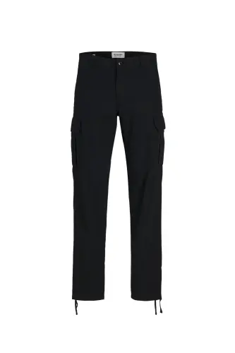 Lastikli Paça Siyah Erkek Kargo Pantolon 12258150_JPSTKANE BARKLEY CARGO PAN - Black - 7
