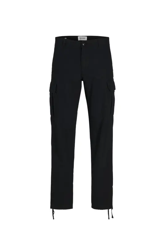 Lastikli Paça Siyah Erkek Kargo Pantolon 12258150_JPSTKANE BARKLEY CARGO PAN - Black - 7