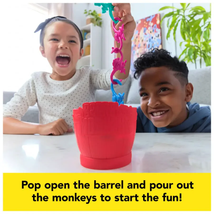 Barrel of Monkeys, Retro Family Game for Ages 3+ - 3