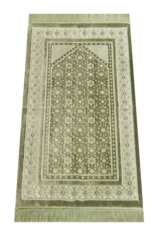 Бархатный ковер Pearl Velvet Pearl - Зеленый - 5