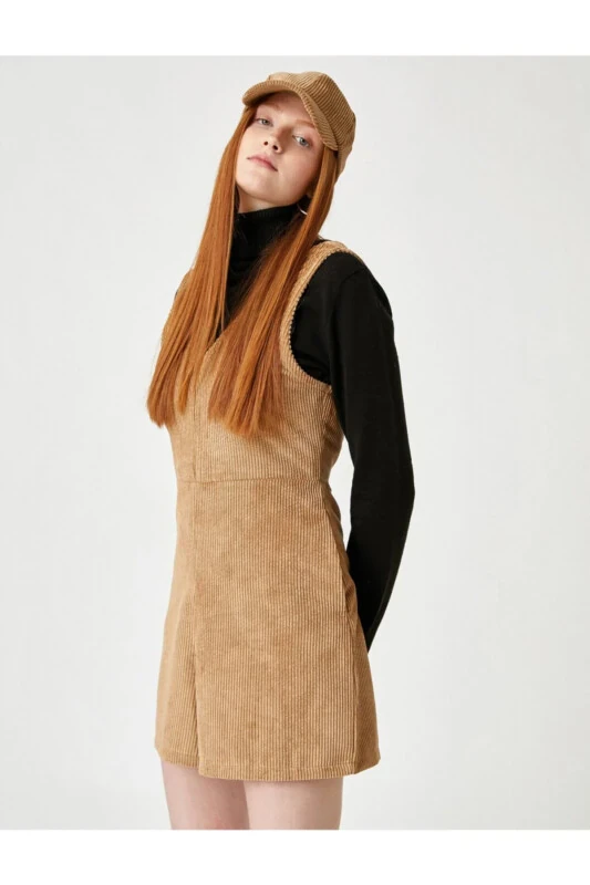 Бархатный мини-комбинезон - Koton