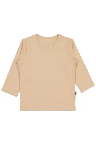 Basic 6-18 Ay Sweatshirt - Kahverengi 6-9 Ay-Sütlü Kahve 