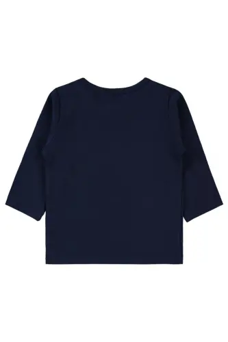Basic 6-18 Ay Sweatshirt - Lacivert 6-9 Ay-Lacivert - 3