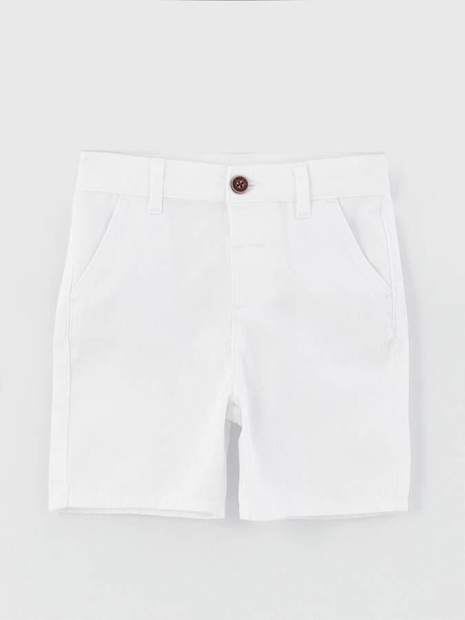 Basic Baby Boy Gabardine Shorts - 7