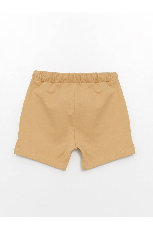 Basic Baby Boy Shorts with Elastic Waistband - 2