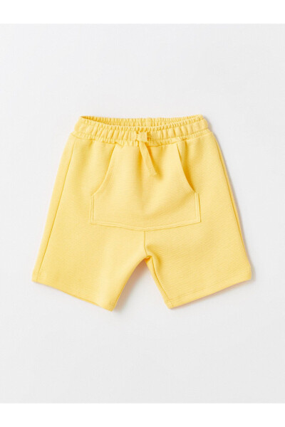 Basic Baby Boy Shorts with Elastic Waistband - 1