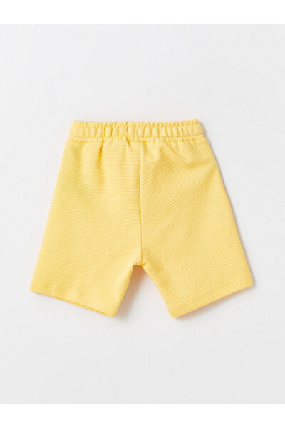 Basic Baby Boy Shorts with Elastic Waistband - 3